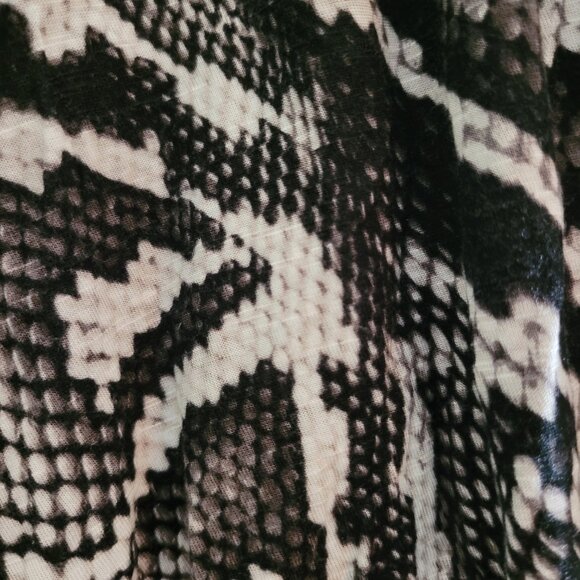 GUESS Women's Snake Print Blouse - Picture 4 of 5